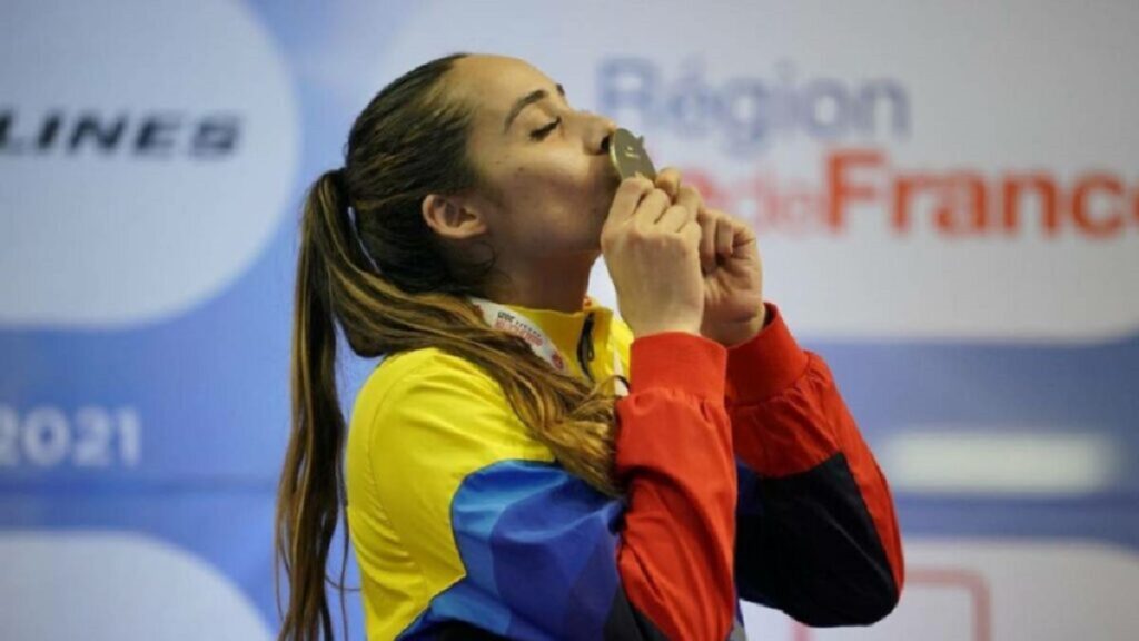 Claudymar Garcés won a new silver medal for Venezuela.