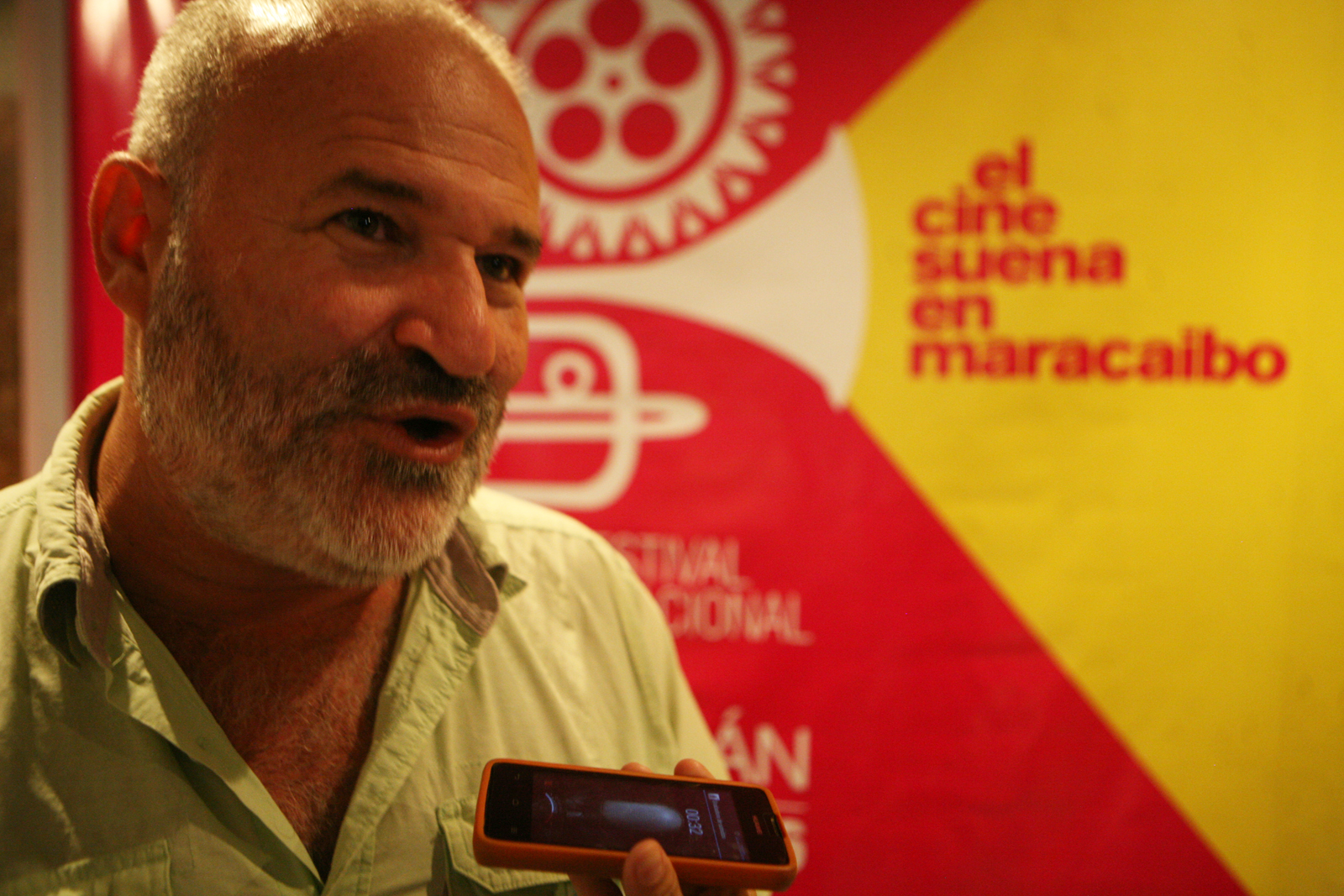 Ese sentir de propiedad, con sentido de orgullo del cine venezolano, a eso nos debemos nosotros y a eso me siento homenajeado”, destacó Frank Rojas