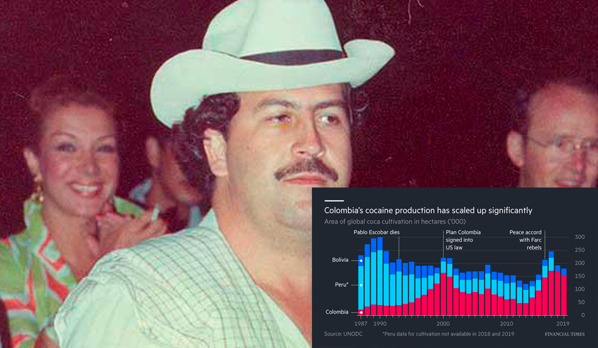 Colombia produce más coca ahora que en la época de Pablo Escobar”, según  prensa británica – Diario Versión Final