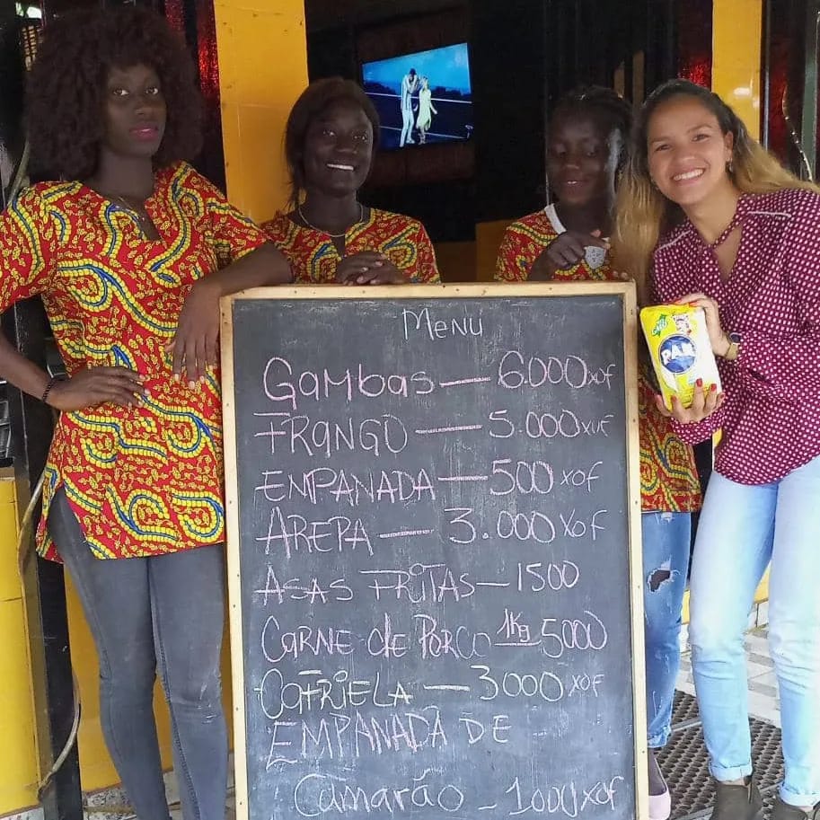 Arianna Ortega, la zuliana que vende arepas en África occidental - Diario  Versión Final